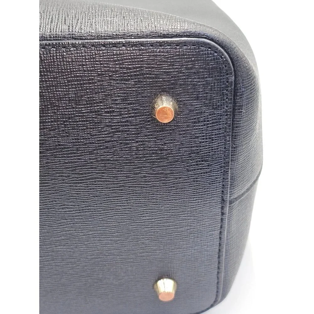 Furla Women's Black Saffiano Leather  Tessa Tote  Shoulder Bag Size Large 2712 - Picture 11 of 16